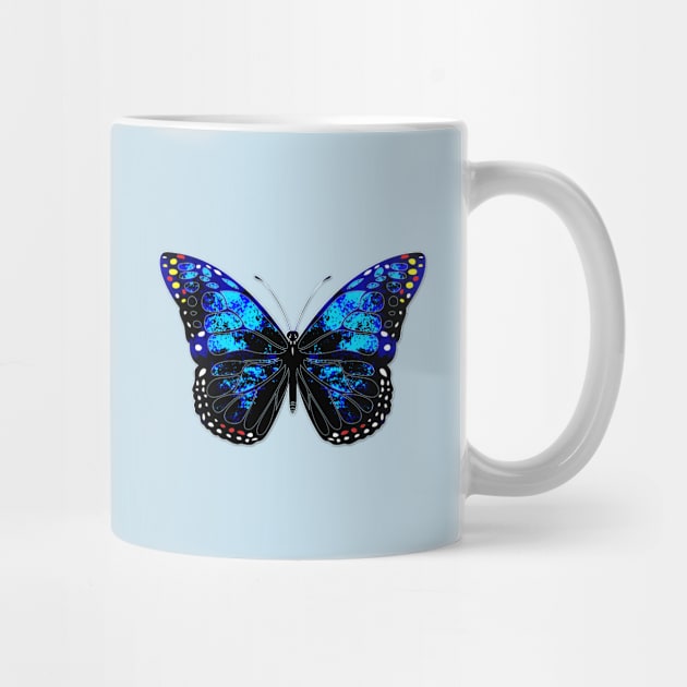 Blue butterfly by Gaspar Avila